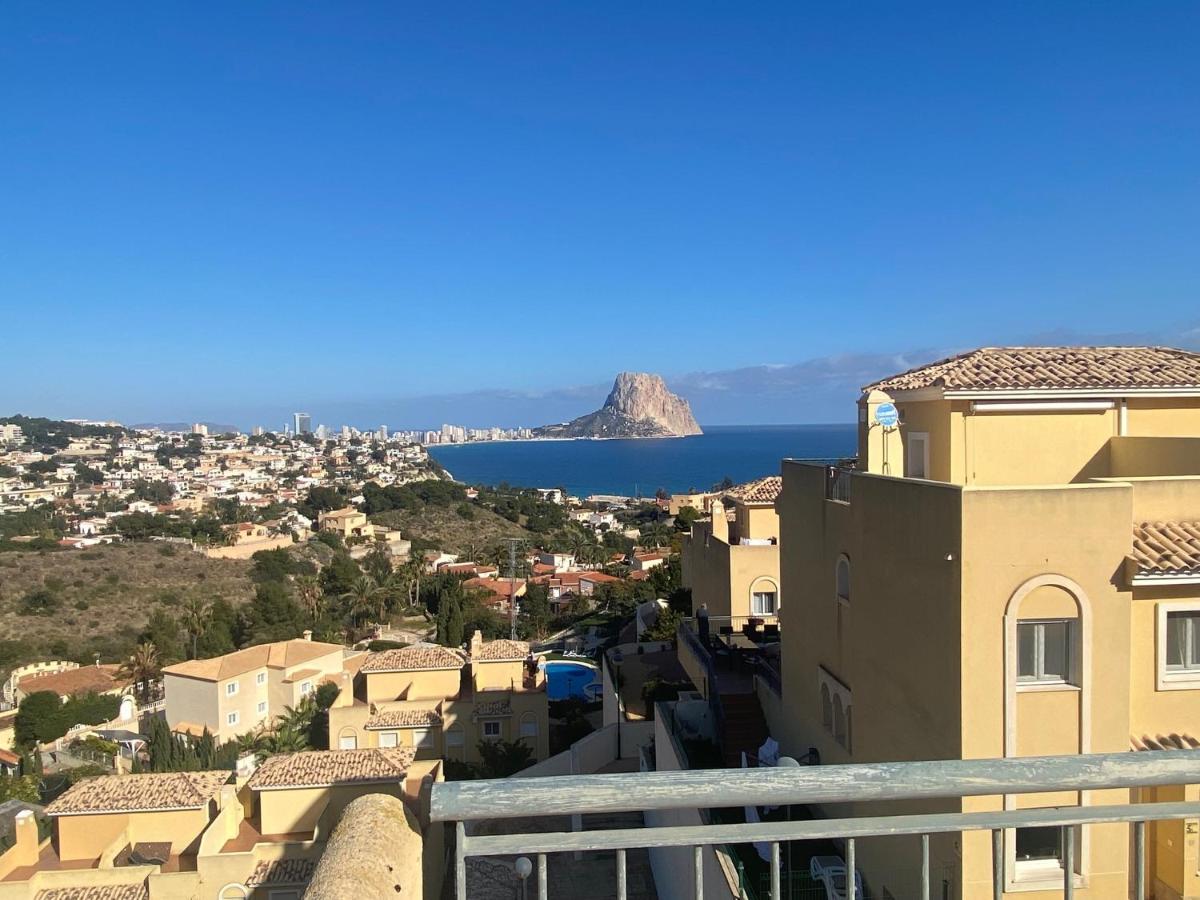 Chalet Adosado Con Vistas Al Mar Calp Exterior foto