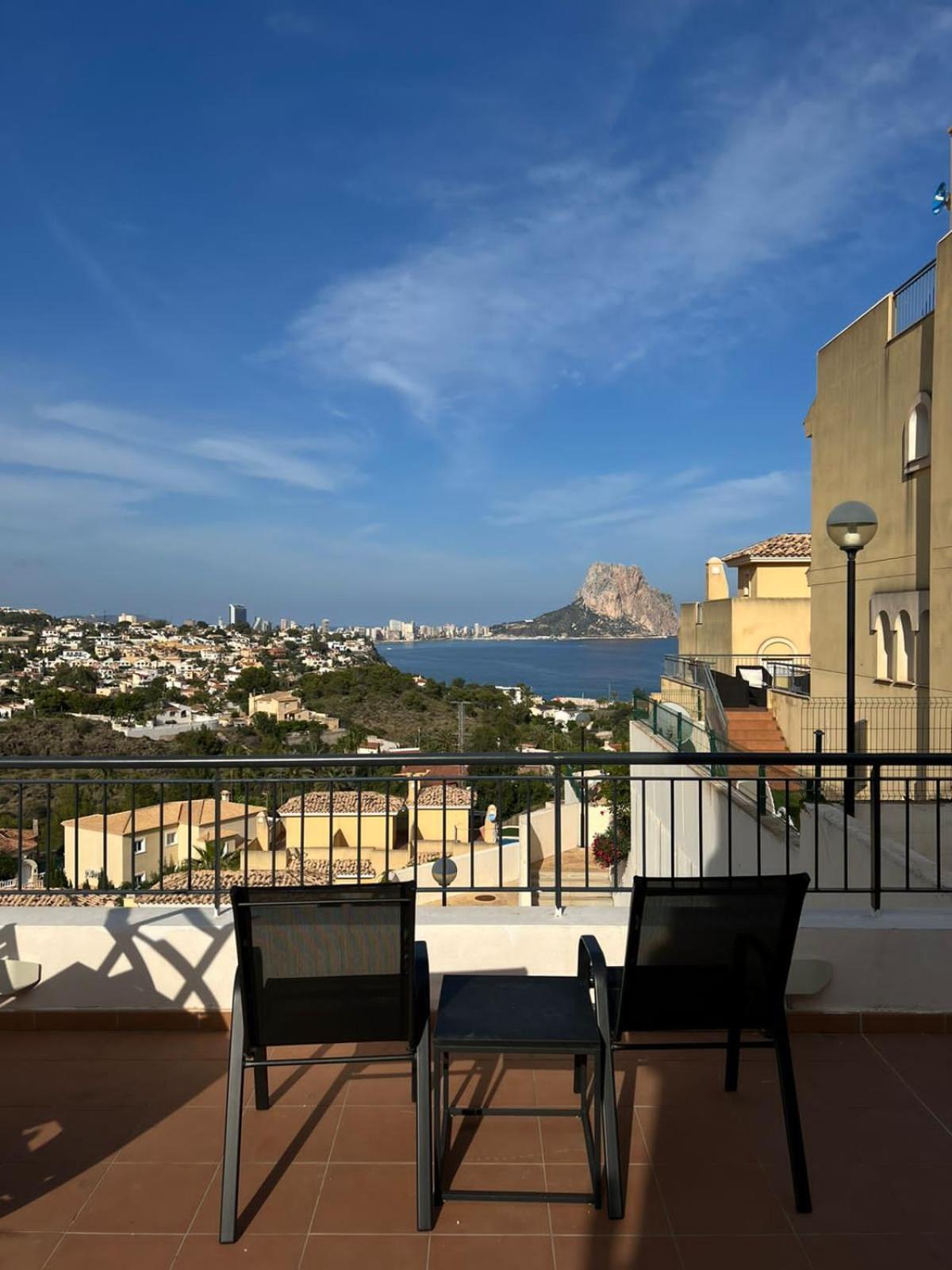 Chalet Adosado Con Vistas Al Mar Calp Exterior foto